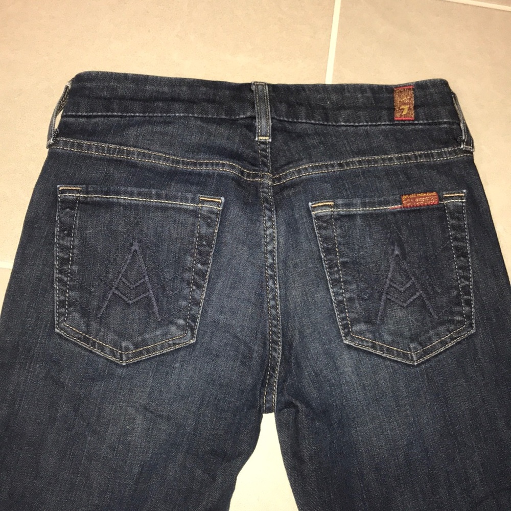 A frame pocket 7 for all mankind jeans